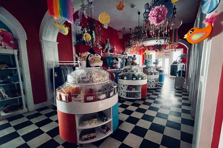 second floor of candy shop